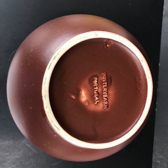 Pottery Barn Art Pottery Pot, 8" x 7" - Picture 3 of 3